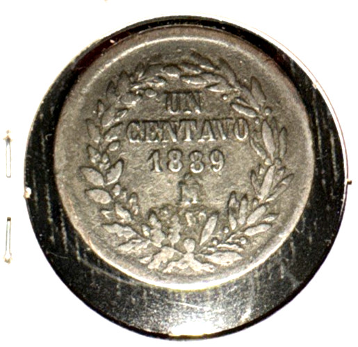 Mexico 1889 Mo centavo KM 391.6