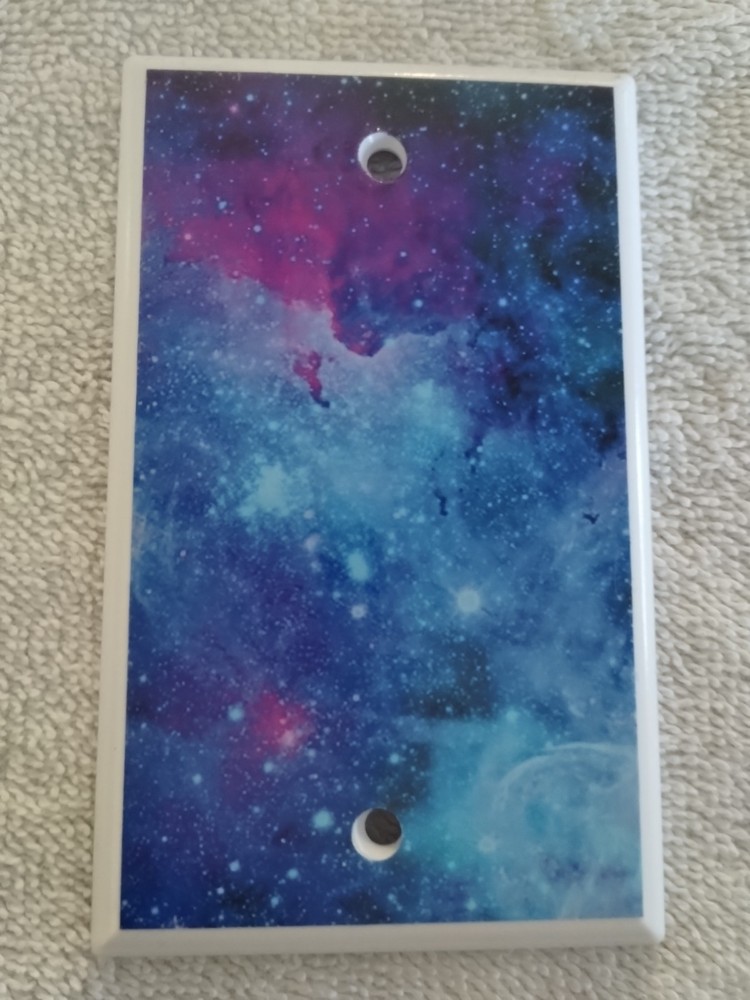 Plastic Galaxy Decor Switch and Outlet Cover