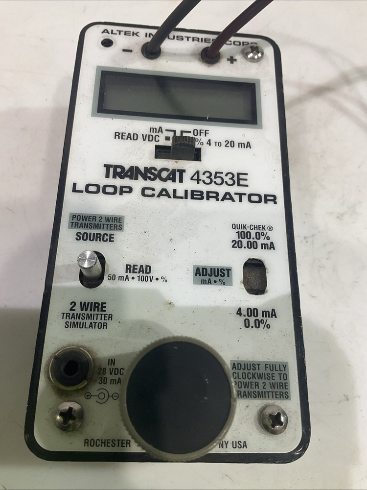 TRANSCAT / ALTEK 4353E LOOP PRECISION PRESSURE CALIBRATOR T2M