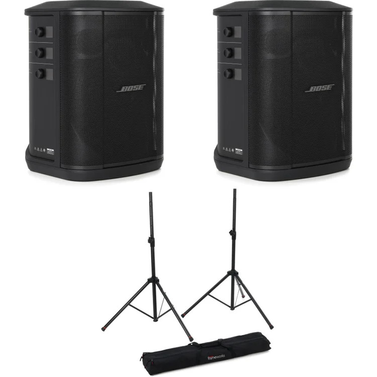 Bose S1 Pro+ Multi-position PA System Pair with Stands