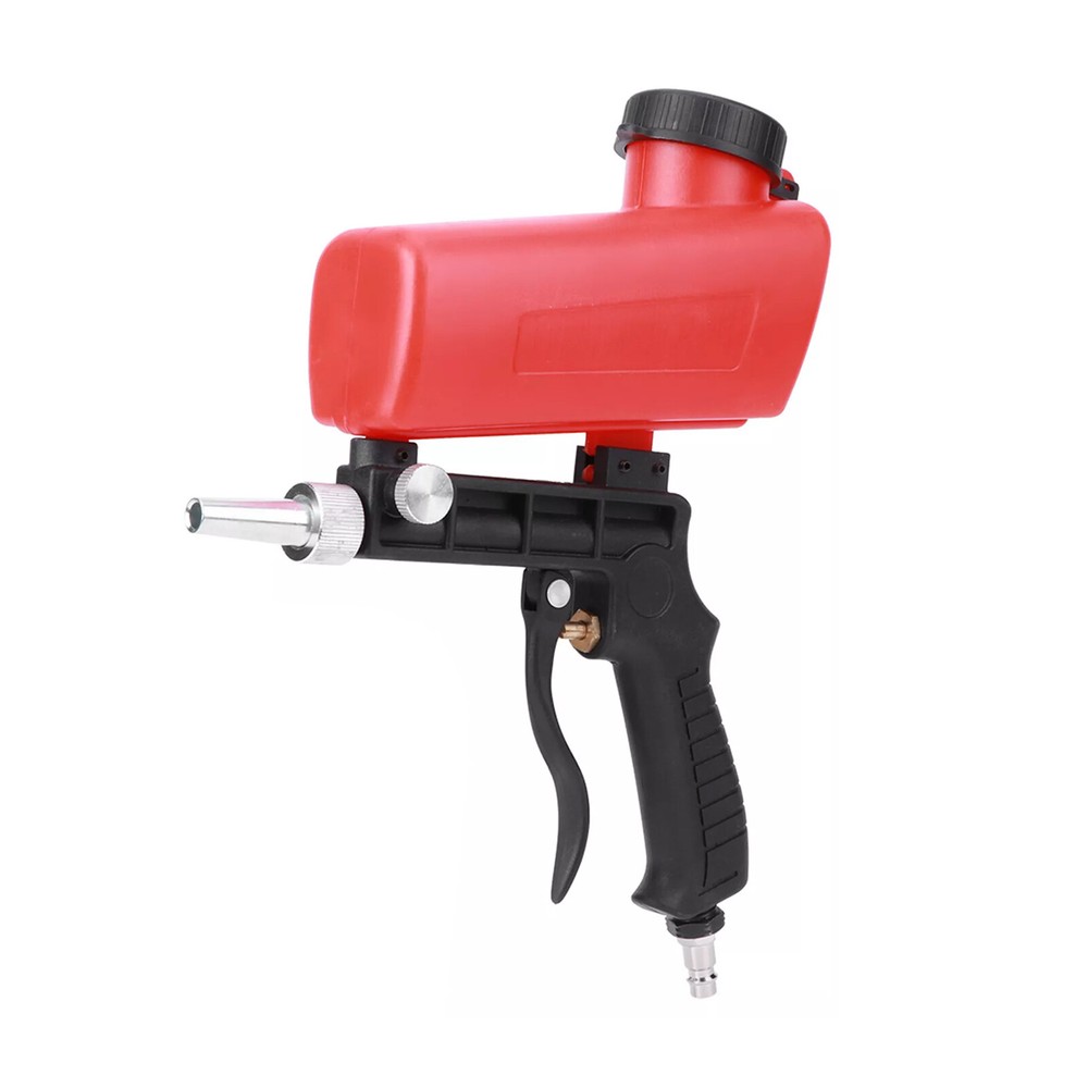 1/4" Pneumatic Sandblasting Machine Handheld Spray Mini Sandblaster Hand Tool