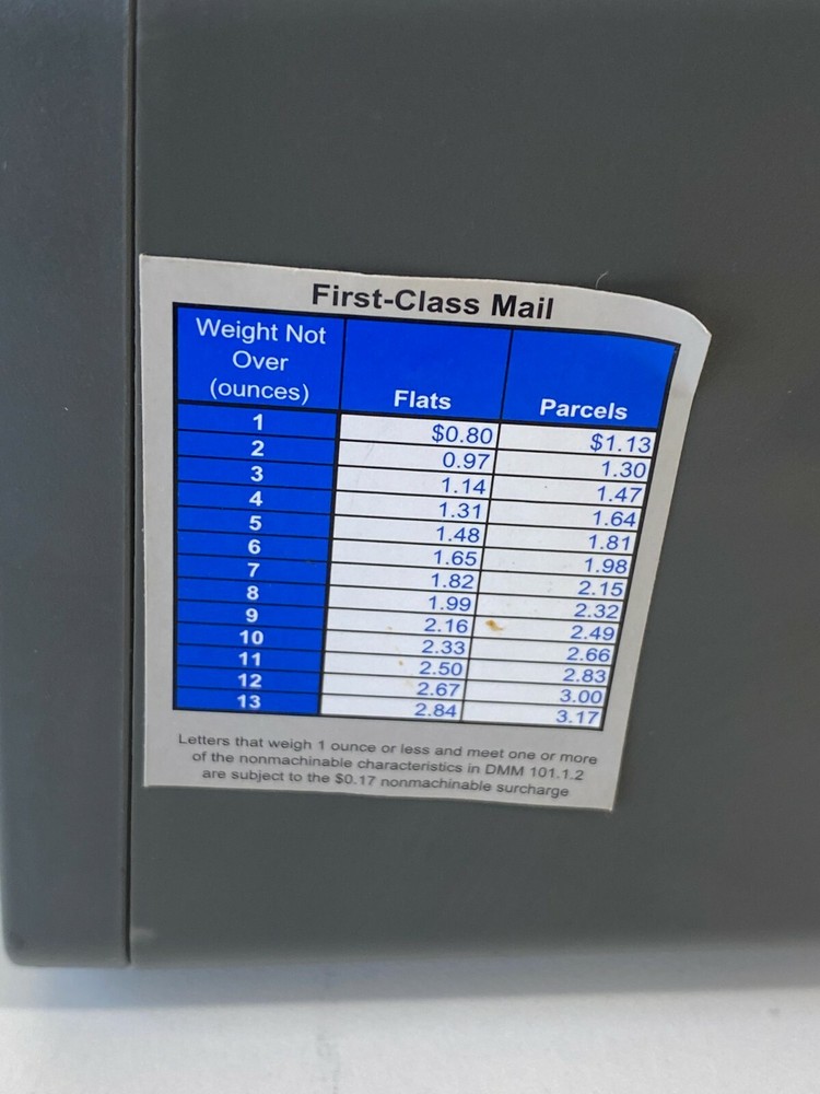 BB19: Pelouze Model K5 Tabletop Mechanical Postal Scale