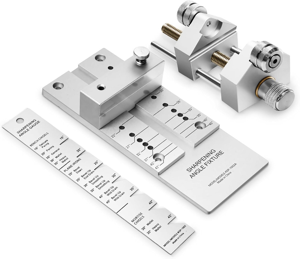 Chisel Sharpening Jig, Lightweight Honing Guide System with Adjustable Angle Gau