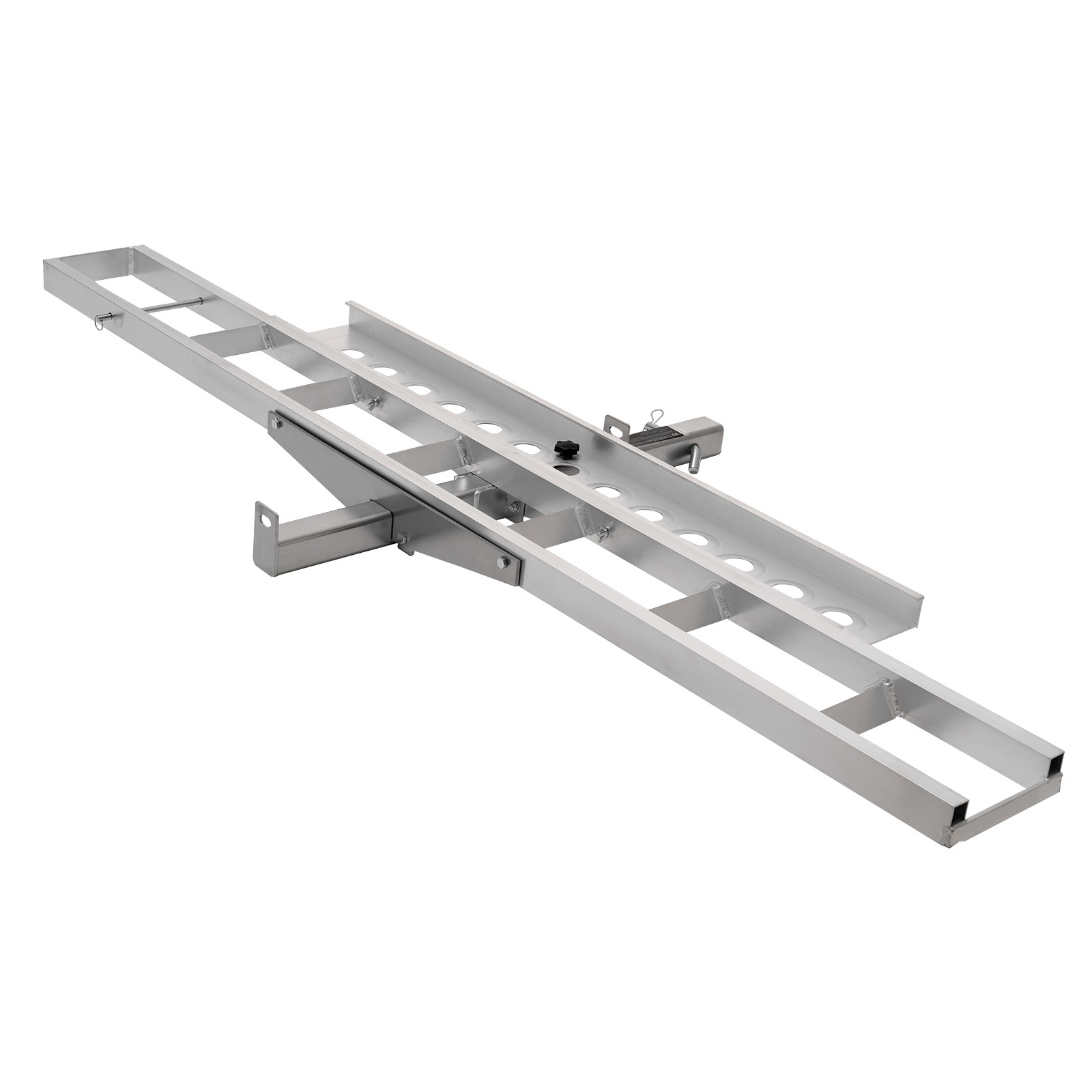 Uimoso Motorcycle Hitch Carrier with Ramp for Bikes and Scooters,400lbs Capacity