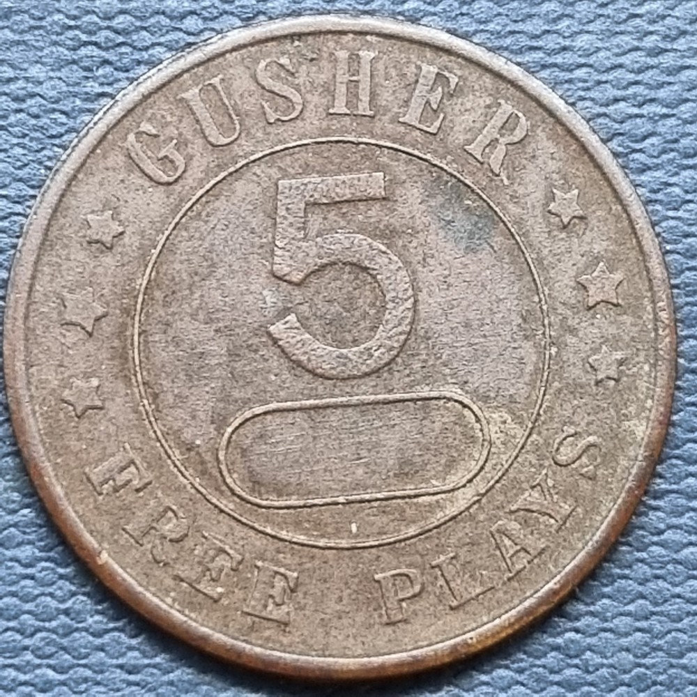 Gusher Five Free Plays Trade Token #98521