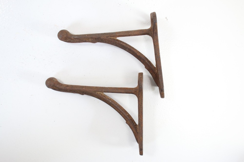 Antique cast iron coat wall hooks