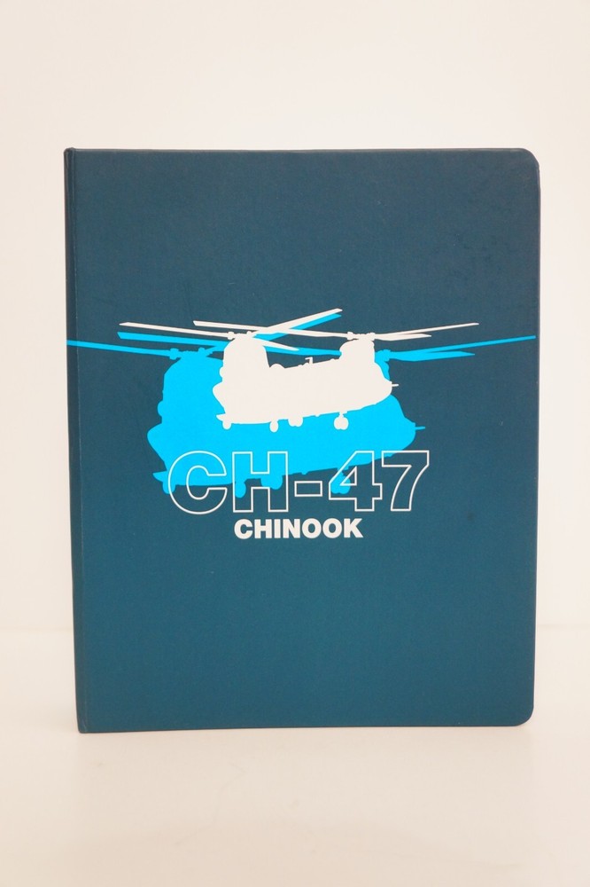 Boeing CH-47 Chinook Military Helicopter Binder Notepad Notebook
