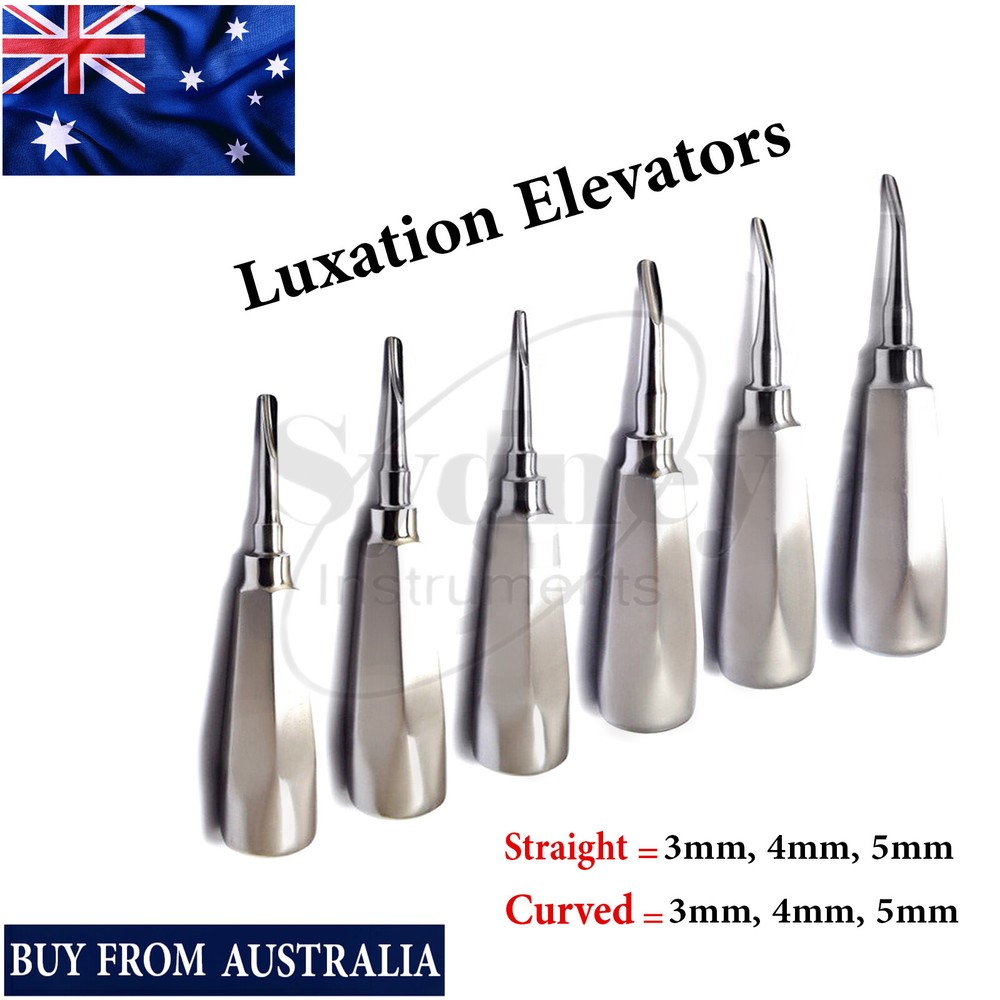 Dental Luxation Elevators Tooth Loosening Extraction Veterinary Lab Instruments