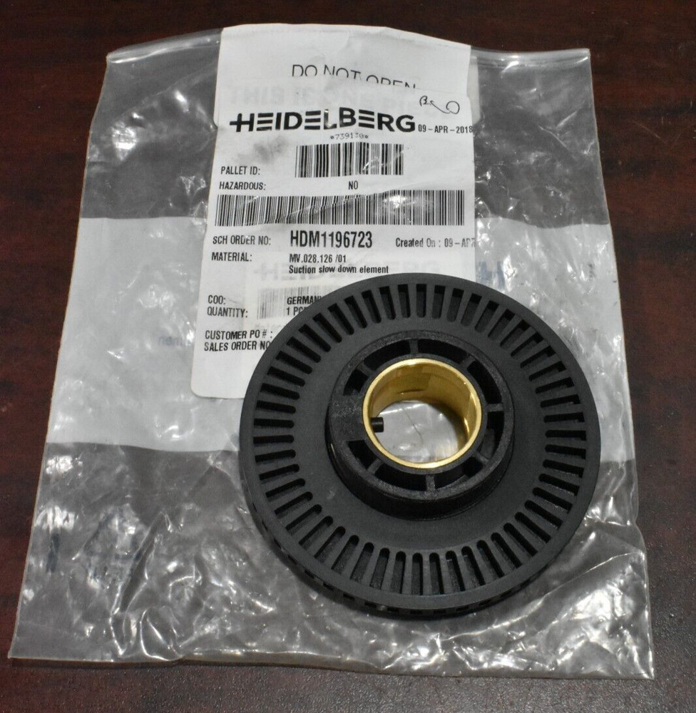 Heidelberg MV.028.126 /01 Suction Slow Down Element