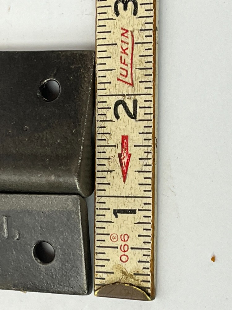 Set 2 Black Door window Shutter Hinges Right Left 2.5 x 3"