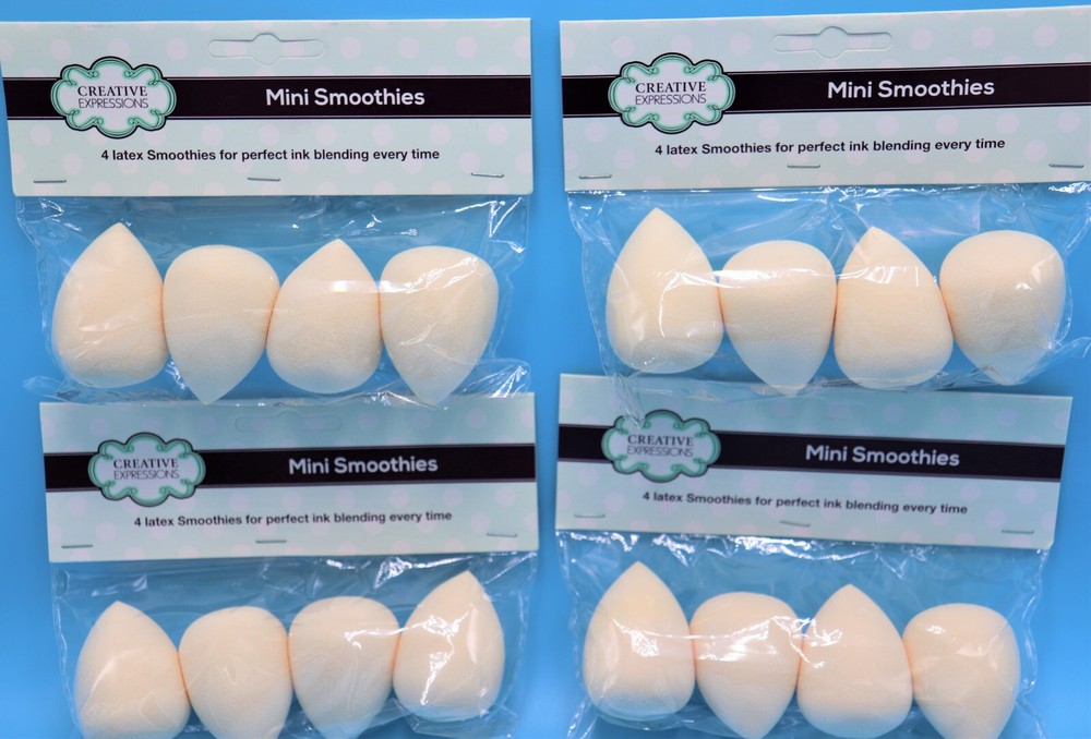Creative Expressions Latex Mini Smoothies - Ink Blending tool -stencil tool 16pc