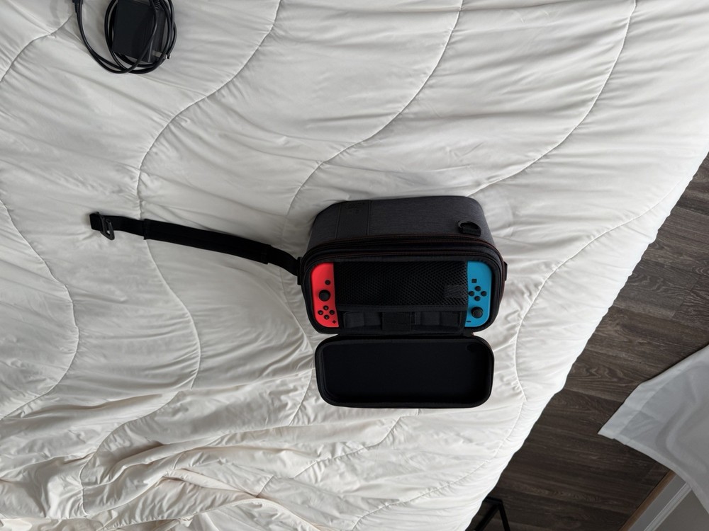 Nintendo Switch with Joy-Cons, Dock, Grip, Carrying Case