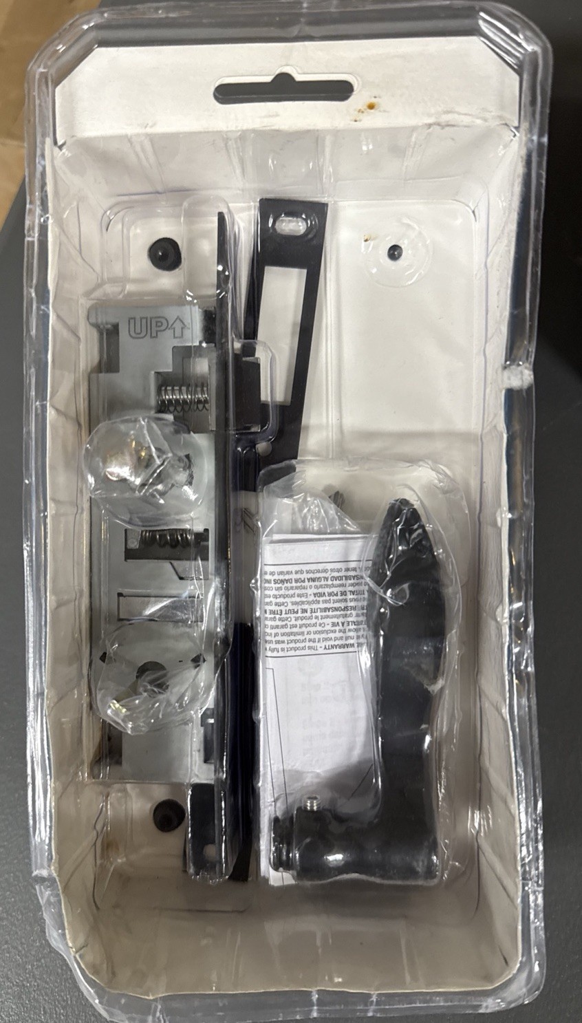 Wright Premier VMT115MB Storm Screen Door Keyed Locking Mortise Lever, Black