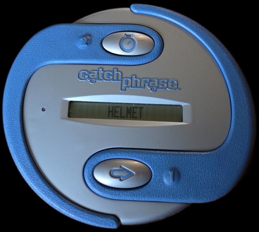 💥Hasbro Catch Phrase Handheld Electronic Game Original 1st Edition 2000 Tested