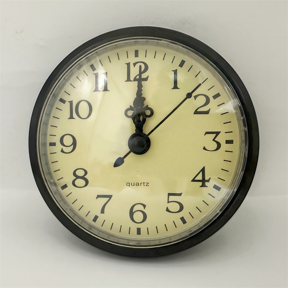 Compact Quartz Movement Insert for DIY Clock Making and Enhancement Projects