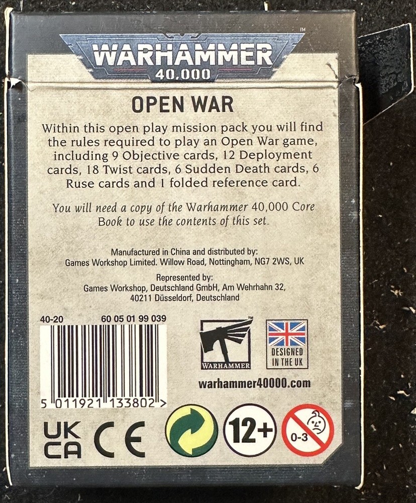 Warhammer 40K | Mission Pack Open War | 9th Edition
