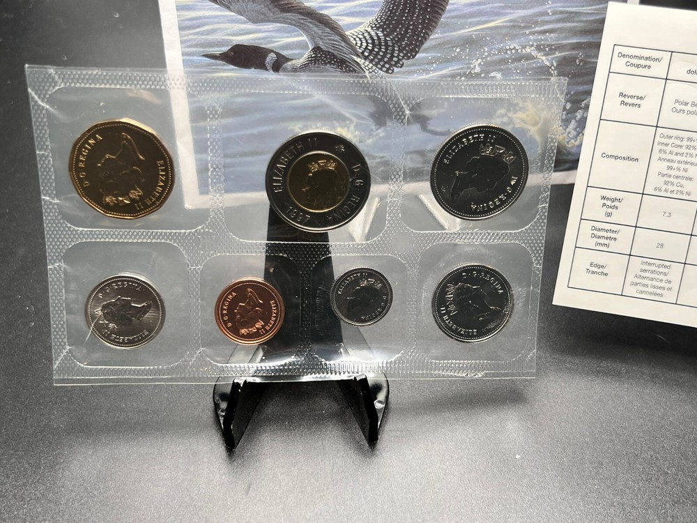 1997 Canada 6 Coin uncirculated Set