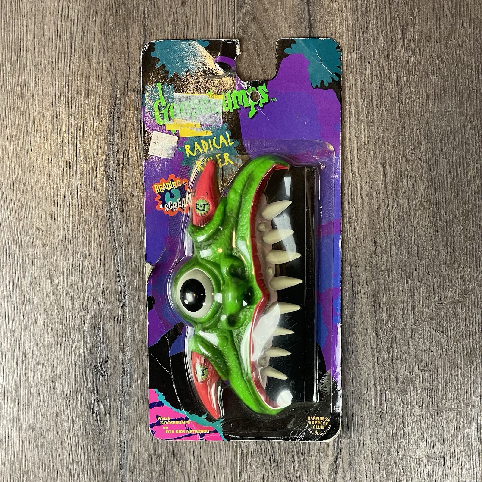 Vintage 1996 R.L. Stine Goosebumps Radical Ruler Fox Happiness Express Club NIP