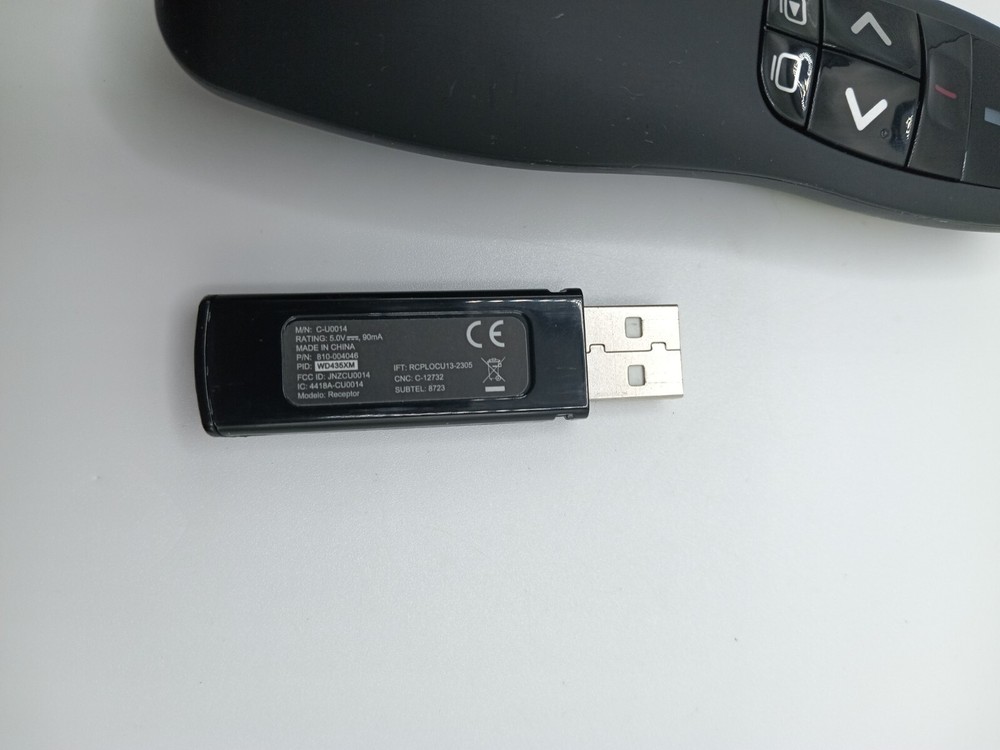 Logitech R400 Laser Presentation Remote - Black