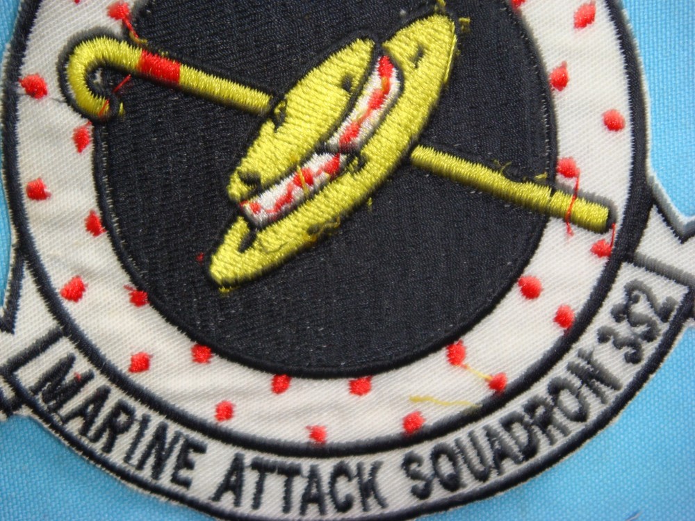 VIETNAM WAR PATCH, USMC MARINE ATTACK SQUADRON VMA-332