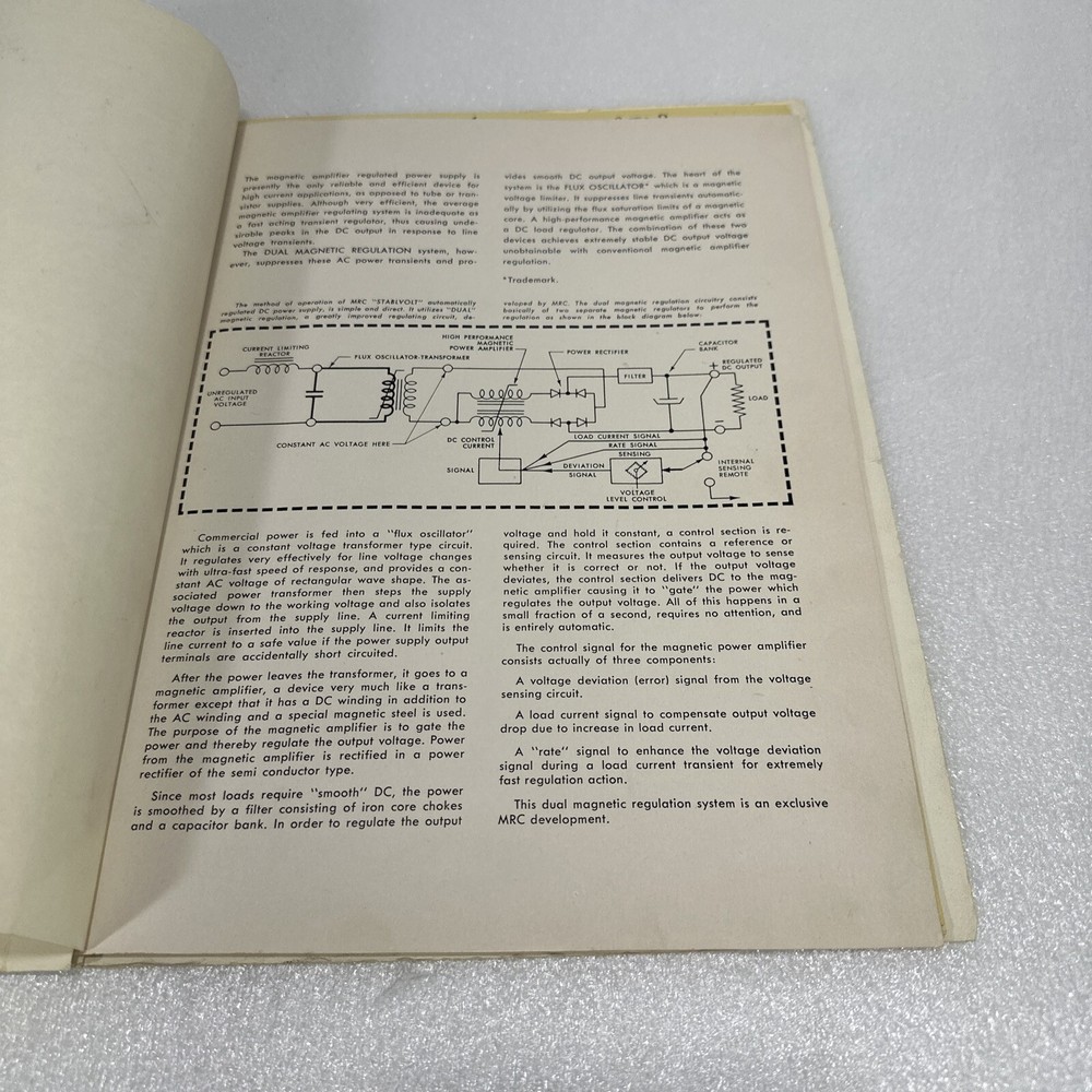 Stablvolt Model DMR 28-5 DC Power Supply Instruction Manual
