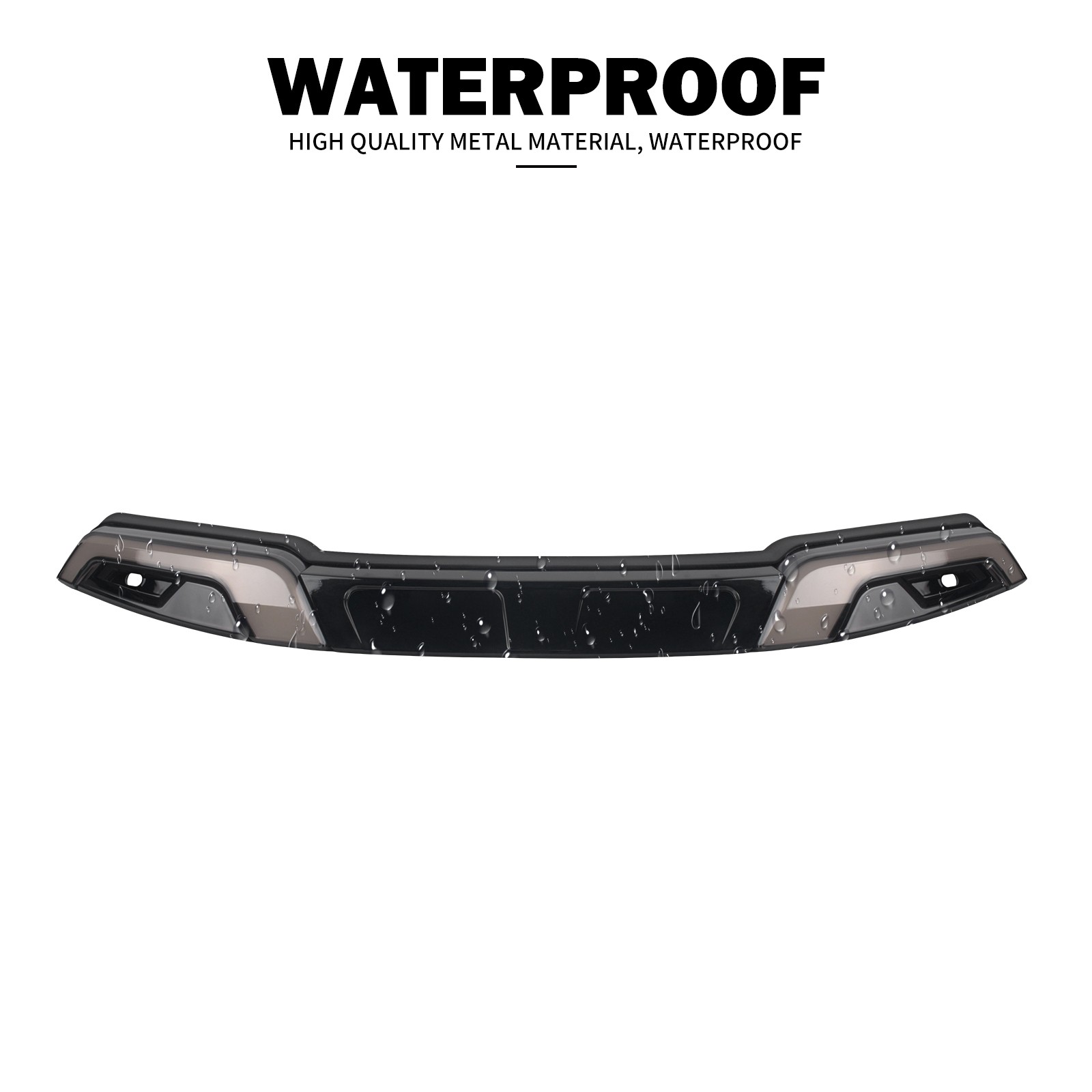 Tracer LED Windshield Trim Light Black For Touring Electra Glide FLHT 2014-2023