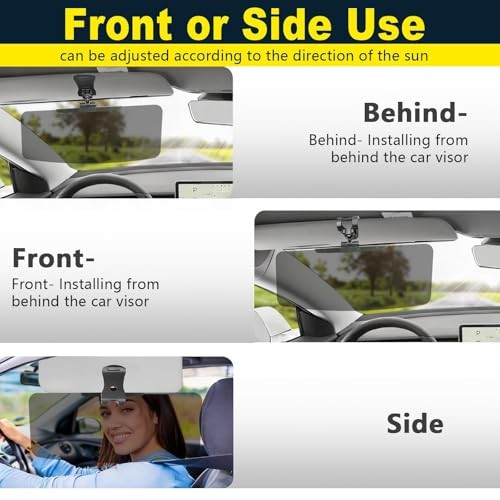 Sun Visor Extender for SUV, 2 Pack Universal Sun Visor Sun Visor for SUV-2 PCS