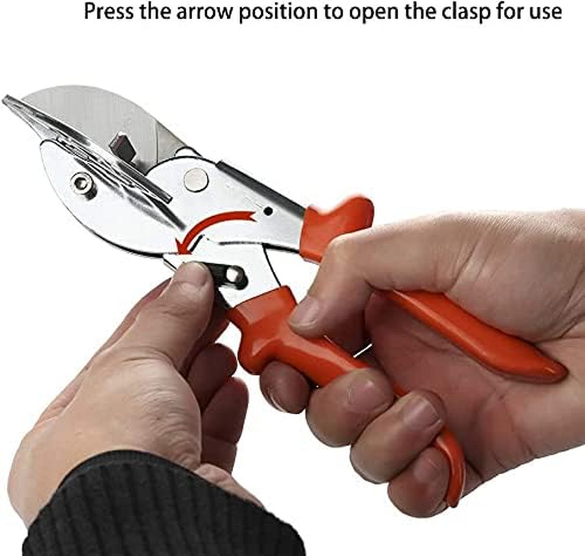 Multi Angle Miter Shear Cutter Hand Tools,45-135 Degree Adjustable Angle Scissor