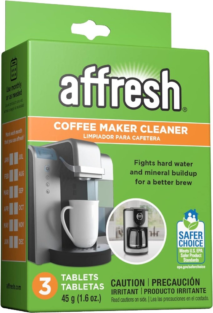 Affresh Coffee Maker Cleaner Tablets 3 Count Descale Deep Clean Odor Free
