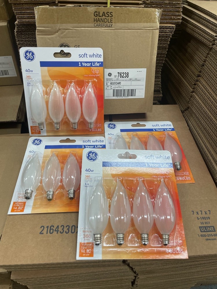 BULB 40W CA BASE EC SW 16 PACK
