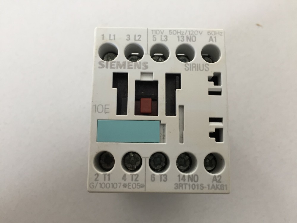 SIEMENS 3RT1015-1AK61 CONTACTOR