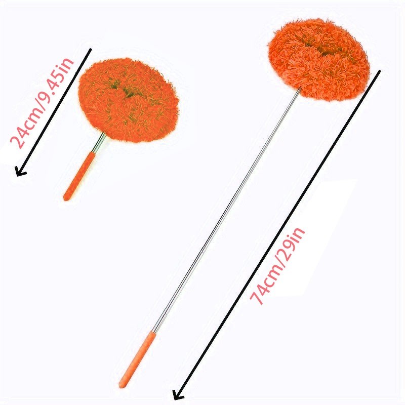Ceiling Fan Duster with Extension Pole-Detachable Washable Microfiber, Decor