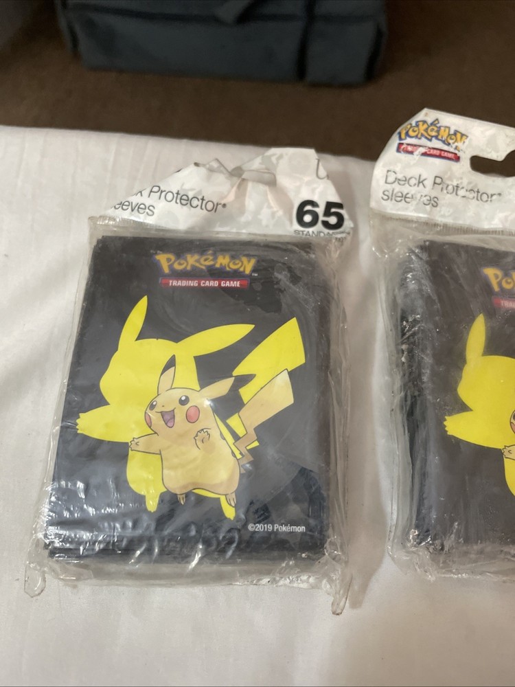 Pokemon Pikachu 2019 Protector - Sleeves / (65 Count) 2 Packs!