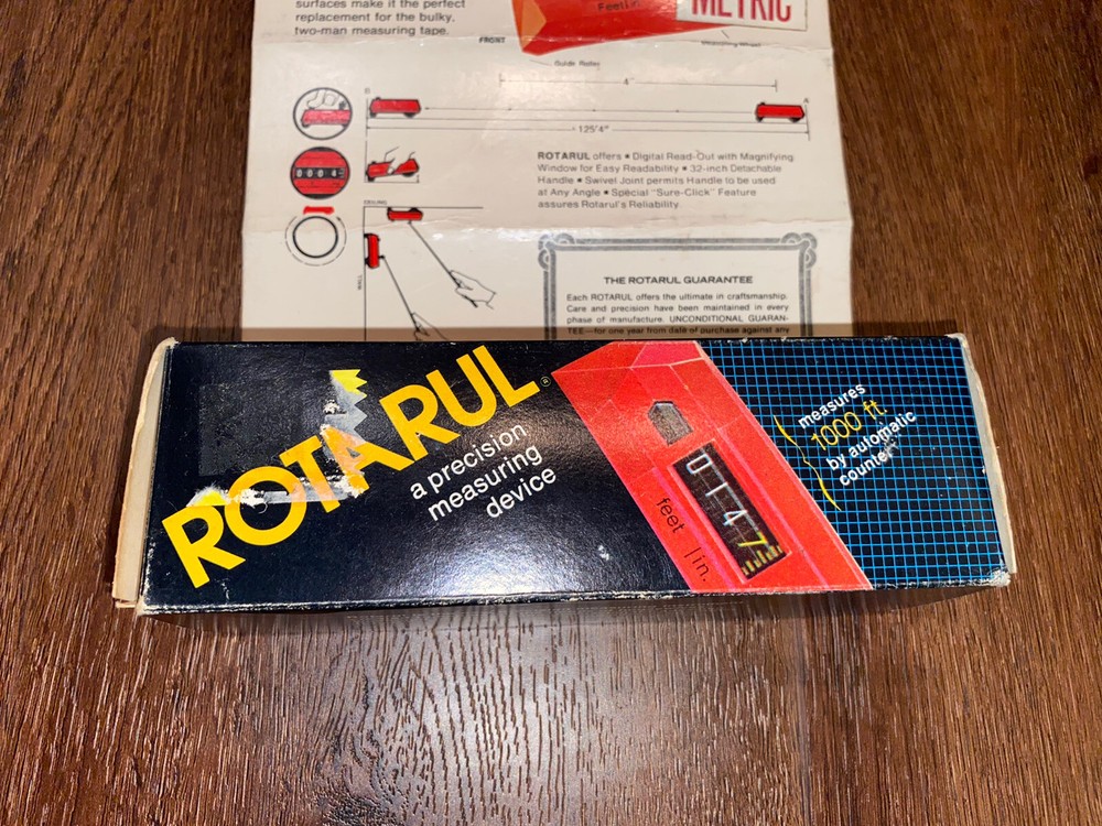 METRIC ROTARUL PRECISION MEASURING DEVICE, ROLLING TAPE MEASURE