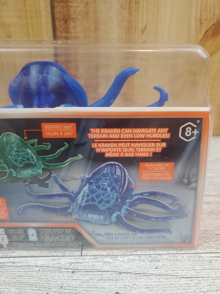 HEXBUG Kraken Blue Remote-Controlled Creature Rechargeable Battery Kid's Toy