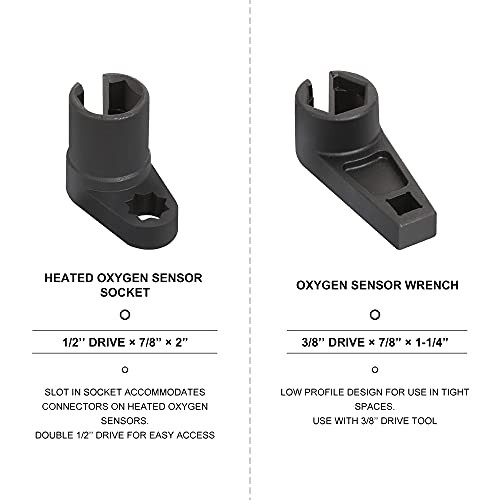Oxygen Sensor Remover Set, Oxygen Sensor & Oil Pressure Sending Unit 7PCS