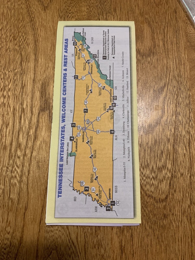 Tennessee Official 2006 Transportation Map