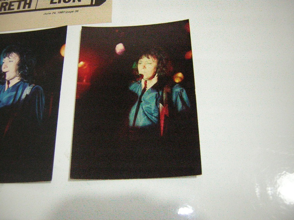 ACE FREHLEY PROMO AD 1987 W/UNPUBLISHED PHOTOS 1987 VINTAGE KISS LOT OF 5