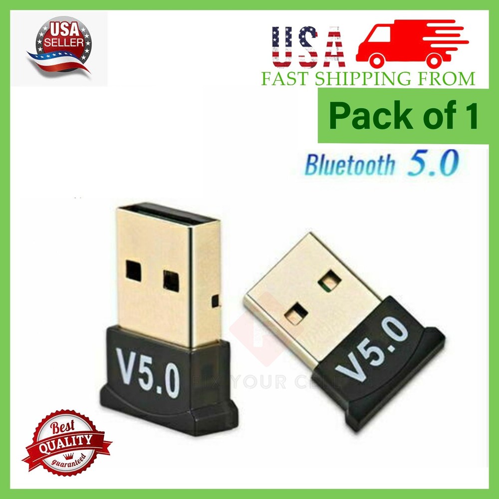 New USB Bluetooth 5.0 Wireless Audio Music Stereo Adapter Dongle receiver For TV