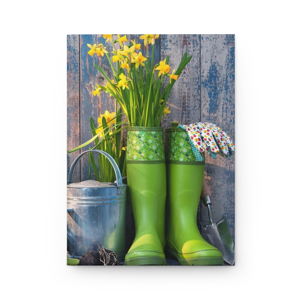 Hardcover Journal Matte Gardening Theme