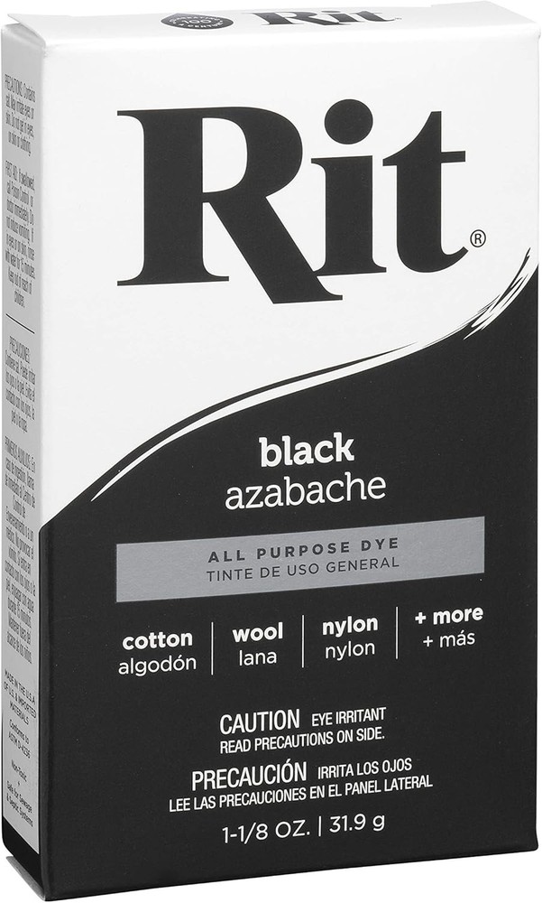 Rit Dye Powdered Fabric Dye, Black
