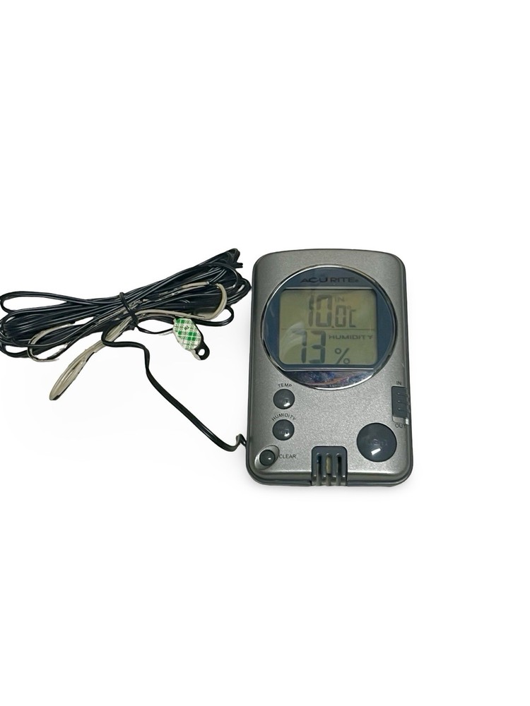 Acu-Rite Digital Thermometer Outdoor Plus Humidity Long Cable Sensor