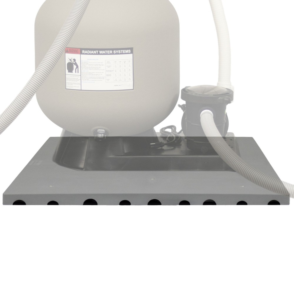 Resin Universal Pool Pump and Filter Interlock Base Pad (Various Qty)
