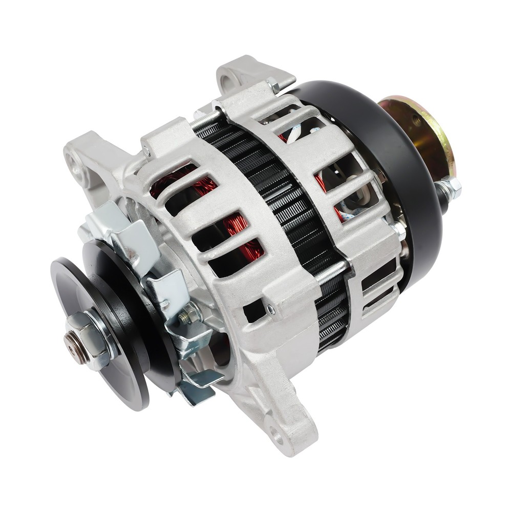 2000W Permanent Magnet Synchronous Generator DC 24V Dual Wheel Generator Copper