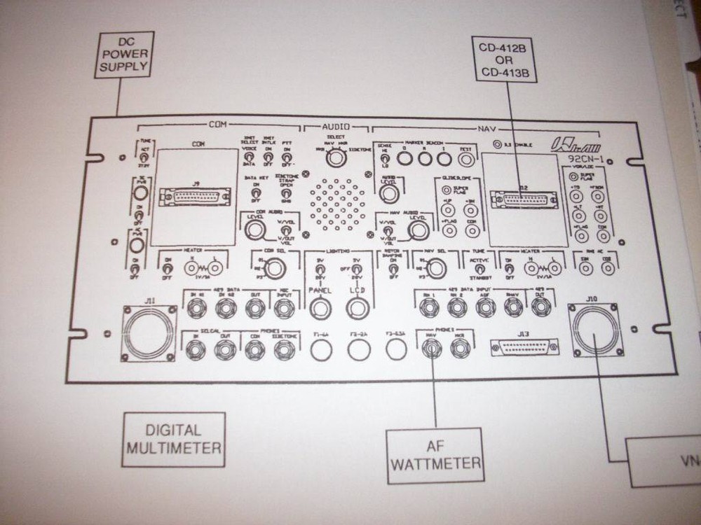 Bendix King CD-412B Nav Control Service Manual