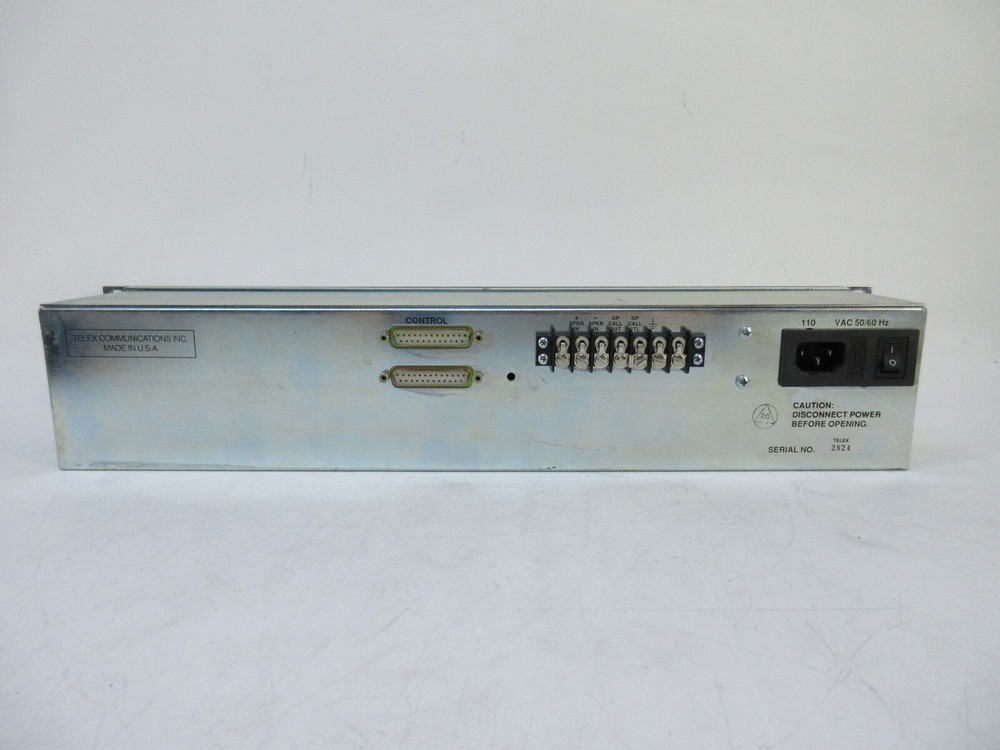 RTS Systems CS9500 Matrix Intercom System, FOR PARTS/ REPAIR
