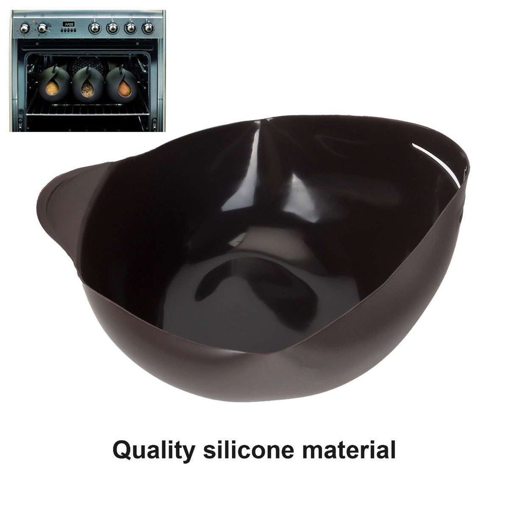Microwave Oven Silicone Bread Maker Bowl Easy Release High ,Vegetable Steamer