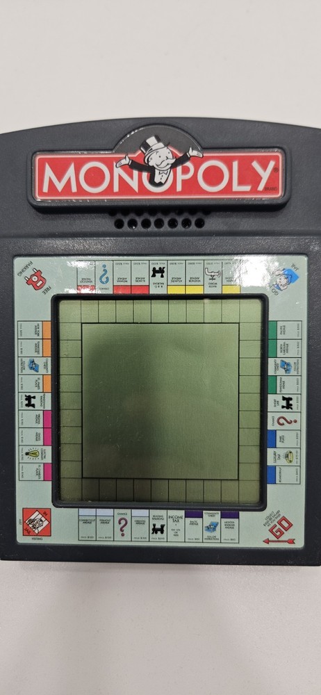 Hasbro Monopoly Electronic Handheld Game RI 02862 1997 - Tested, Works