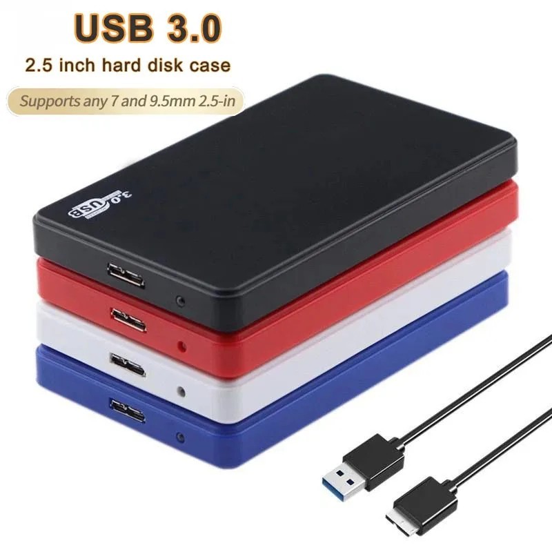 2.5" SATA USB 3.0 Hard Drive Disk HDD SSD Enclosure External Laptop Case