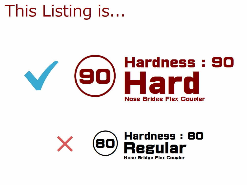 LINEGEAR Nose Bridge Flex Coupler Black for Oakley Juliet 2 pcs [NBFC90-BK]